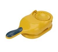 Machine à boulettes manuelle, outil ABS 2 en 1 pour presser et remplir la pâte à la maison et lors des fêtes de famille (Gelb)