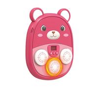 Machine À Boxe De Musique, USB Rechargeable Machines De Punch De Musique Ours avec 3 Modes De Vitesse Et D'entraînement, Mode De Comptage | pour Sports Familiaux Adultes Enfant