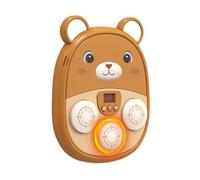 Machine À Boxe De Musique, USB Rechargeable Machines De Punch De Musique Ours avec 3 Modes De Vitesse Et D'entraînement, Mode De Comptage | pour Sports Familiaux Adultes Enfant