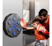 Machine à boxer murale, machine à boxer musicale intelligente, exercice décompressif, connexion Bluetooth, taille 40 x 40 cm, support de 200kg de gravité, HDeye