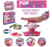 Cool Maker - Pop Style - Machine Kit Bracelet - Création bracelets - Bracelet Amitié - Utilisation Simple - Tendance Fun Facile - Rangement Intégré - Jouet Enfant 7 Ans et + - Loisir créatif enfant