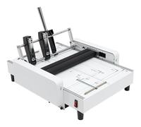 Machine à brocher les livrets, max. 11,7" × 16,5", machine à agrafer les livres automatique multifonctionnelle 2 en 1 pour papier d'art et papier de couverture en cuir. 4nails