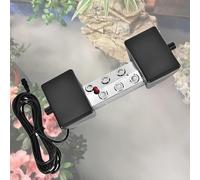 Machine à Brouillard à Ultrasons à 6 Têtes 4200lm / H Brumisateur Refroidi à L’air avec Alimentation étanche Et Flotteur pour Atomiseur De Bassin D’Eau D, No Power Supply