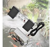 Machine à Brouillard à Ultrasons à 6 Têtes 4200lm / H Brumisateur Refroidi à L’air avec Alimentation étanche Et Flotteur pour Atomiseur De Bassin D’Eau D, with 150w Power Supply