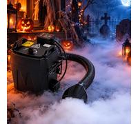 Machine à brouillard de glace carbonique 3500W | Avec buse et deux poignées, capacité du réservoir de glace carbonique de 5 kg, for Halloween, Noël, festival