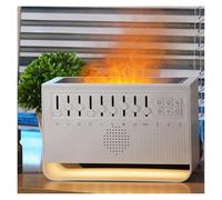 Machine a Bruit Blanc 4 en 1 avec 8 Sons De La Nature, Diffuseur D'huiles Essentielles