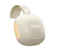 Machine à Bruit Blanc Bébé avec Enregistrement Vocal 3 min et Veilleuse | 16 sons, musique pour dormir, 29 niveaux de volume, minuterie 30/60/90 min, USB-C, autonomie 30 h, portable pour voyage