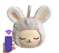 Machine à Bruit Blanc Lapin | Peluche Apaisante Sonore - Appareil Rechargeable Sans Fil, Parfait pour Chambre Bébé, Nursery, Sieste, Voyage, Nuit Tranquille Maison, Relaxation, Endormissement Facile,