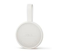 Machine à bruit blanc, machine à son portable pour adultes et bébés endormis, avec Bluetooth 5.1/24 sons apaisants/alimentée par piles/3 fonctions de mémoire pour bureau/chambre/voyage (blanc)