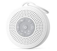 Machine à bruit blanc portable pour adultes avec batterie de 2000 mAh, machine à bruit de pluie avec 21 sons apaisants, thérapie par le son avec minuterie et réglage du volume pour chambre d'enfant