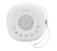 Machine à bruit blanc portable pour bébé avec veilleuse, aide à l'endormissement des bébés, appareil à bruit blanc avec 20 sons apaisants, rechargeable par USB, aide au sommeil pour enfants