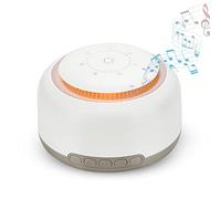 Machine à Bruit Blanc, Sommeil à Bruit Blanc Portable pour Bébé Adulte,White Noise Machine avec 30 Sons, Bebe Thérapie White Noise Machine Veilleuse 6 Modes ensembles d'audio