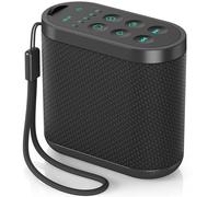 Machine à bruit marron/rose/blanc - Machine sonore portable pour adultes, bébés : batterie rechargeable, prise casque, 21 sons, minuterie de jeu et de sommeil continue, fonction mémoire, maison