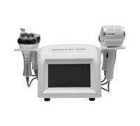 Machine à brûler les graisses 6 en 1 - Appareil à radiofréquence à ultrasons - Tête de jet de graisse 40 K, 3 têtes RF et 1 marteau à glace, appareil amincissant pour le visage et le corps