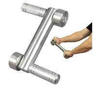 Machine à brûler Les rotateurs, poignées rotatives à 360° pour la Force des Bras, entraîneur Avant-Bras et épaules en Acier Inoxydable 304 pour la Boxe, MMA, Salle de Sport, Maison, rééducation