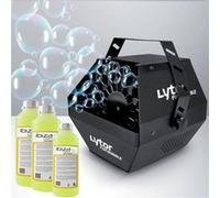 Machine à bulles 500W Spécial Fête, Mariage, événementiel + 3L de liquide inclus G