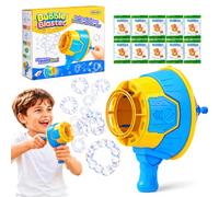 Machine à bulles à air comprimé | Bubble Blaster à haut rendement avec 10 paquets de papier bulle, cadeaux de fête en plein air pour jardin