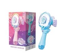 Machine À Bulles Automatique | avec Solution Savonneuse, Jeux d'Extérieur Amusants Portables - Bâton À Bulles Musical pour,Garçons Filles Extérieur Jardin Plage Piscine Fête Camping