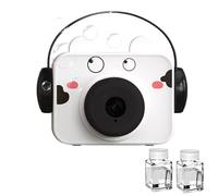 Machine à Bulles Automatique, Caméra Bulle | Machine À Bulles Portable Sur Le Thème Des Animaux | Souffleur à Bulles Automatique Lumière Et Musique, Belle Caméra Bulle Avec Solution De Charge