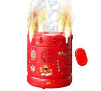 Machine à bulles automatique, décorations festives avec et musique avec volume réglable - jouet automatique à bulles, pour célébrations, mariages, anniversaires, , nouvel an chinois
