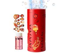 Machine à bulles automatique pour - ABS 14,3 cm, son et lumière, alimentée par piles | Machine à bulles de mariage, souffleur de bulles pour scène, festivals, carnaval, piste de danse