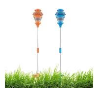 Machine à bulles automatique - Souffleur à bulles de son léger de 36,22 pouces, batterie alimentée en plein air, Portable Lawn Game Maker | Spray coloré pour Backyard Park Beach Kids Boys Girls