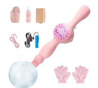 Machine À Bulles Avec Brouillard Coloré - Retour Pour Créer Des Bulles Avec Un Léger Léger Intégré, Un Ventilateur Électrique Portable Pour Le Jardin De Cour Et | Ale Élégante Et Relaxante, Idmipigigi