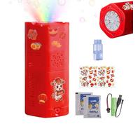 Machine à bulles, avec et jeu automatique, jouets à bulles rechargeables, pour anniversaire, Noël, fête de printemps, Pâques, activités de fête, jeu en plein air
