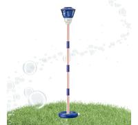 Machine À Bulles avec Lumière - 119x19cm Distributeur Automatique ABS | Jouet Réverbère Électrique Musique | Souffleur Bulles Grande Vitesse | Décoration Lumineuse Fêtes Jardin Mariages Plein Air