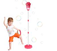 Machine À Bulles avec Lumières Et Musique, Hauteur Rechargeable Et Réglable Jusqu'à 47 Pouces, Comprend 104 Autocollants Océaniques, pour Les Fêtes en Plein Air, Les Mariages Et La Scène