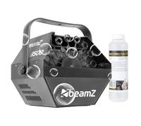 Beamz B500 Machine à Bulles Enfant/Mariage, 250mL de Liquide Concentré (un Litre de Liquide après Dilution), Ventilateur Puissant, Bulles Taille Moyenne, Etrier de Fixation, Faible Consommation