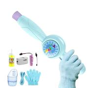 Machine à Bulles de Brouillard pour - Bulle élastique avec Effets Lumineux colorés - Rechargeable par USB - Appareil de Jeu créatif - Utilisation de Divertissement Imaginative pour