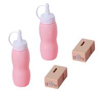 Machine à Bulles de Savon pour Enfants (Lot de 2) avec Recharge Solution à Bulles et nébuliseurs Inclus. élastiques et tactiles avec lumières LED Sons pour Les Jeux fêtes d'enfants