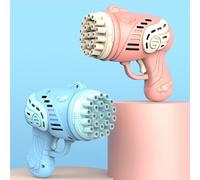 Machine À Bulles De Savon Pour Enfants, Pistolet Électrique À 23 Trous, Machine À Bulles De Savon, Pour L'été