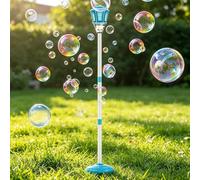 Machine à Bulles Debout | Lampe Automatique création Bulle | Machines à Bulle Debout d'extérieur avec lumières LED & Musique | Machine Torche Bulles Lampe Route Cadeau fête d'anniversaire