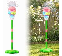 Machine À Bulles Debout Multifonction - Lumières Dynamiques Et Sons Festifs Automatique | Appareil De Divertissement pour Piscine, Plage, Jardin Et Toutes Célébrations Familiales