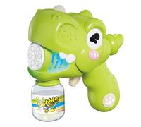 Machine À Bulles Dinosaure 21 Cm - Pistolet À Bulles Étanche | Jouet Automatique De Bules De Savon pour ABS, Jouet De Plage De Jardin De Fête en Plein Air pour
