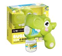 Machine à Bulles Dinosaure - ABS Petite 21 x 13 cm Anti-Fuite | Jouet BubbleWand avec DinosaurDesign OutdoorPlay Party Fun Handheld Bubble Maker | Loisirs de Plein pour l’Apprentissage préscolaire