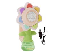 Machine à bulles, Electric Bubble Machine, PP Dancing Sunflower Bubble Machine(Roze)
