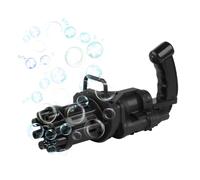 Machine À Bulles Électrique Pour Enfants, Pistolet À Bulles Automatique, Noir, Or, Gatling, Jouet De Soufflage De Bulles, Ventilateur 2 En 1, Fonction Combo