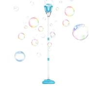 Machine à bulles en forme de lampe de rue pour jeux avec ventilateur en plein air