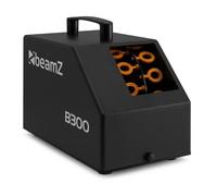 BeamZ B300 Machine à Bulles Enfant/Mariage/Anniversaire - Ventilateur Puissant, Double Roue, Facile à Transporter, Télécommande, Réservoir 700mL, Idéale pour Les Fêtes en Extérieur