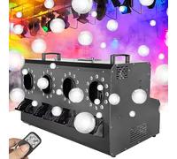 Machine à Bulles Fumée 3000 W,Machine à Bulles Fumée 3 En 1 Pour Fêtes,Machine Froide,Avec Télécommande Dmx,3 Minutes Pour Créer Des Bulles Fumée Sur 400 M²,A
