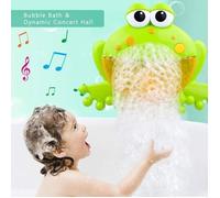 Machine à Bulles Grenouille avec 12 Comptines pour le Bain des Enfants