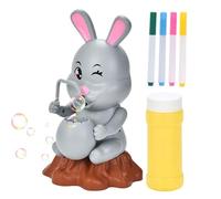 Machine à Bulles,Jouet Souffleur à Design Mignon de Lapin,Mini Machine à Bulles à Peindre et à Monter Soi-Même | pour, Filles, Garçons, Activités Extérieures, Anniversaire, Mariage, Cadeaux de Fête,