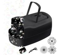Machine À Bulles,Lanceur de Mousse à Souffler,Distributeur de Bulles d'Extérieur - pour Noël, Anniversaire, Pâques, Fête en Extérieur, pour Garçons Et Filles, Douche Et