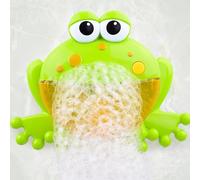 Machine À Bulles Magique Pour Bébé Grenouille Verte, Automatique Avec Musique, Douche D'eau, Jouet Amusant Pour Enfants Avec 2 Bulles Liquides