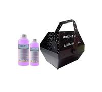 Machine à bulles Noir grand débit LBM-10 pour mariages, soirées, Dj, avec 2L de liquide