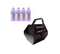 Machine à bulles Noir grand débit LBM-10 pour mariages, soirées, Dj, avec 4L de liquide