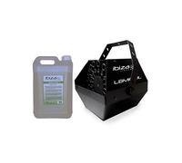Machine à bulles Noir grand débit LBM-10 pour mariages, soirées, Dj, avec 5L de liquide